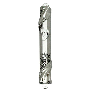 Nickel Mezuzah 15 cm