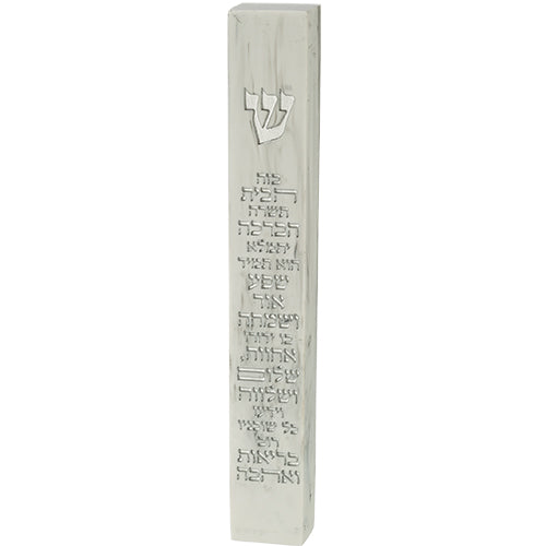Polymer "Marble" Mezuzah 25 cm, Hebrew Home Blessing