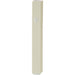 Plastic Mezuzah Beige with Rubber Cork 10 cm - Silver
