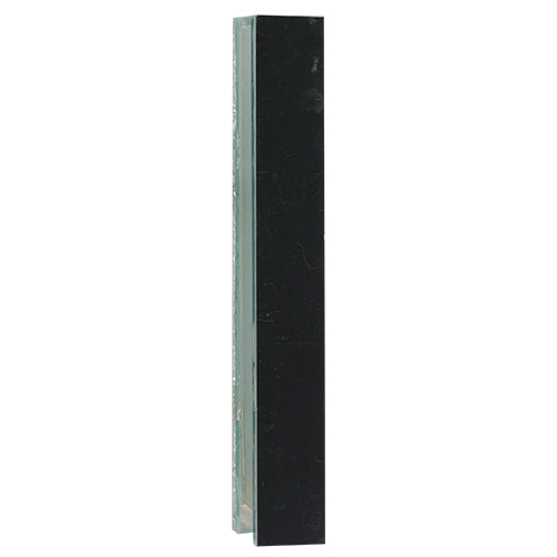 Glass Mezuzah with Silicon Cork 7 cm - "Bubbles" Design