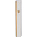 Concrete Polymer Mezuzah 12 cm, Stone - Like, White - Gold