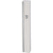 Concrete Polymer Mezuzah 12 cm, Stone - Like, White - Silver