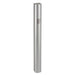 Aluminum Semi- Round Mezuzah 15cm- Matte - Silver