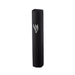 Concrete Polymer Mezuzah 12 cm, Stone - Like, Black - Silver