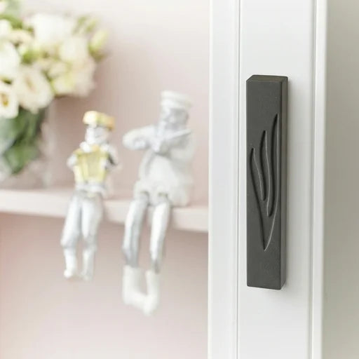 Polymer "Concrete Polymer" Mezuzah 30 cm, Black Color
