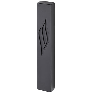 Polymer "Concrete" Mezuzah 20 cm, Stone - Like, Black Color