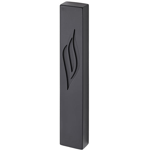 Polymer "Concrete" Mezuzah 20 cm, Stone - Like, Black Color