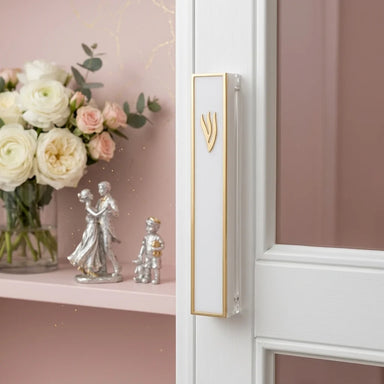 Transparent Perspex Mezuzah with Rubber Cork 30 cm