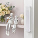Transparent Perspex Mezuzah with Rubber Cork 25 cm