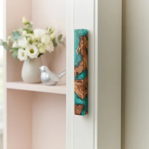 Epoxy Mezuzah 20 cm - White