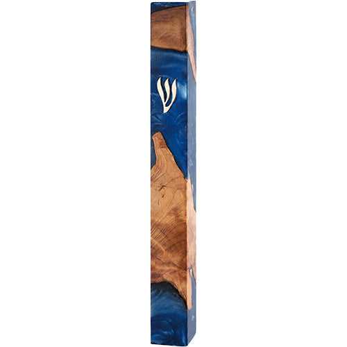 Epoxy Mezuzah 25 cm - Blue