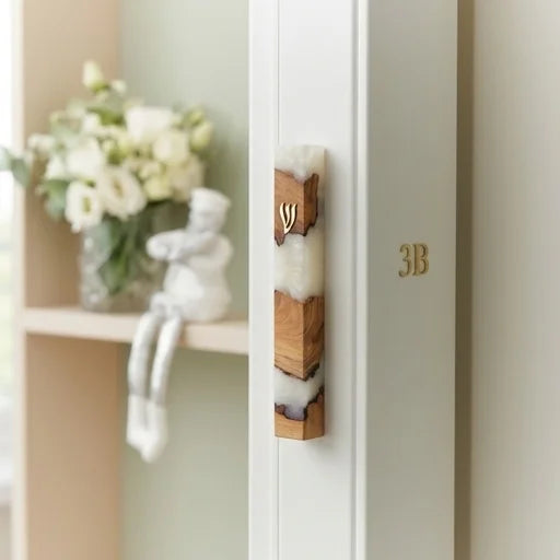 Epoxy Mezuzah 20 cm - Gold