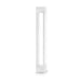 Perspex Mezuzah 12 cm - White