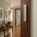 Perspex Mezuzah 15 cm - Glitter Silver