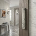 Stone-Like "Kotel" Mezuzah 25 cm- White Marble