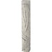 Stone-Like "Kotel" Mezuzah 25 cm- White Marble