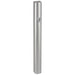 Aluminum Mezuzah 12 Cm - Special Profile, Matte Silver With Metal "Shin"