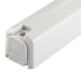 Plastic Mezuzah with Rubber Cork 12 cm- Beige - Silver