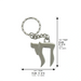 Nickel Keyholder 4cm- Chai Hebrew