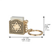 Keyholder 3 cm with Tehillim- Magen David - Gold