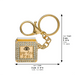 Metel "Against Evil Eye" Keyholder with Tehillim Book 3 cm - Gold