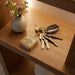 Metel Mazal Keyholder with Tehillim Book 3 cm - Gold