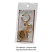 Metel Mazal Keyholder with Tehillim Book 3 cm - Gold