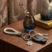 Nickel Keyholder with Stone Inlay