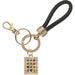 Metel Choshen Stones Keyholder with Stone Inlay - Gold