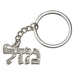 Nickel Mazal Keyholder with Stone Inlay