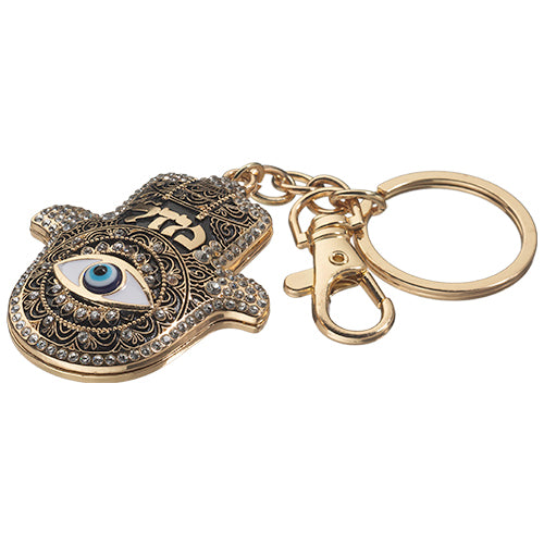 Metal Keyholder Hamsa "Against Evil Eye" 5.5 cm