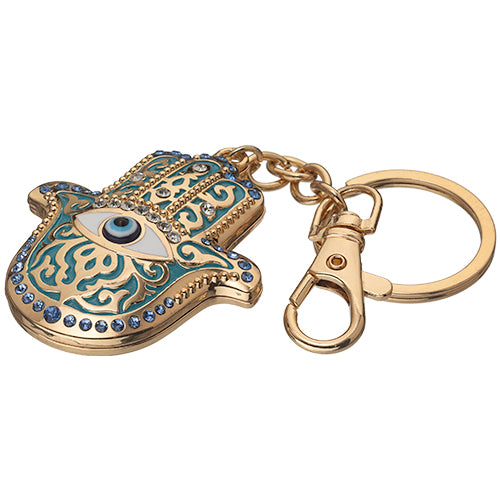 Metal Keyholder Hamsa "Against Evil Eye" 5.5 cm