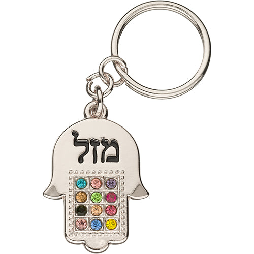 Keyholder Hamsa Nickel 2.5x3.5 cm