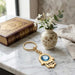 Keyholder Hamsa Metal 2.5x3.5 cm - Gold