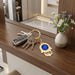 Keyholder Hamsa Metal 2.5x3.5 cm - Gold