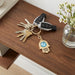 Keyholder Hamsa Metal 2.5x3.5 cm - Gold