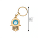 Keyholder Hamsa Metal 2.5x3.5 cm - Gold