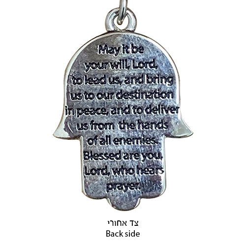 Keyholder Hamsa Metal 2.5x3.5 cm - Gold