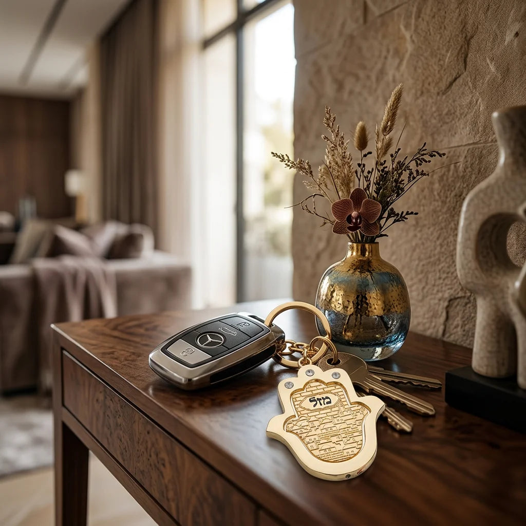 Nickel Keyholder 5 cm - Gold