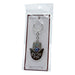 Metal Keyholder Hamsa "Against Evil Eye" 5.5 cm - Nickel