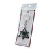 Metel Magen David Keychain - 5 cm - Nickel&gold