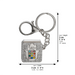 Metel Choshen Stones Keyholder with Tehillim Book 3 cm