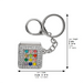 Metel Choshen Stones Keyholder with Tehillim Book 3 cm