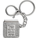 Metel "Blessings" Keyholder with Tehillim Book 3 cm