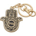 Metal Keyholder Hamsa Mazal 5.5 cm