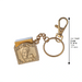 Keyholder 3 cm with Tehilim - Gold