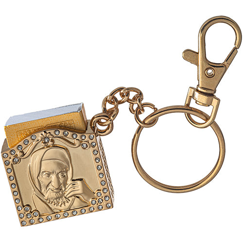 Keyholder 3 cm with Tehilim - Gold