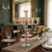 Crystal 9 Branch Candlesticks 42 cm - Gold