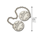 Nickel Tallit Clips 9 cm