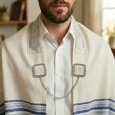 Nickel Tallit Clips 9 cm